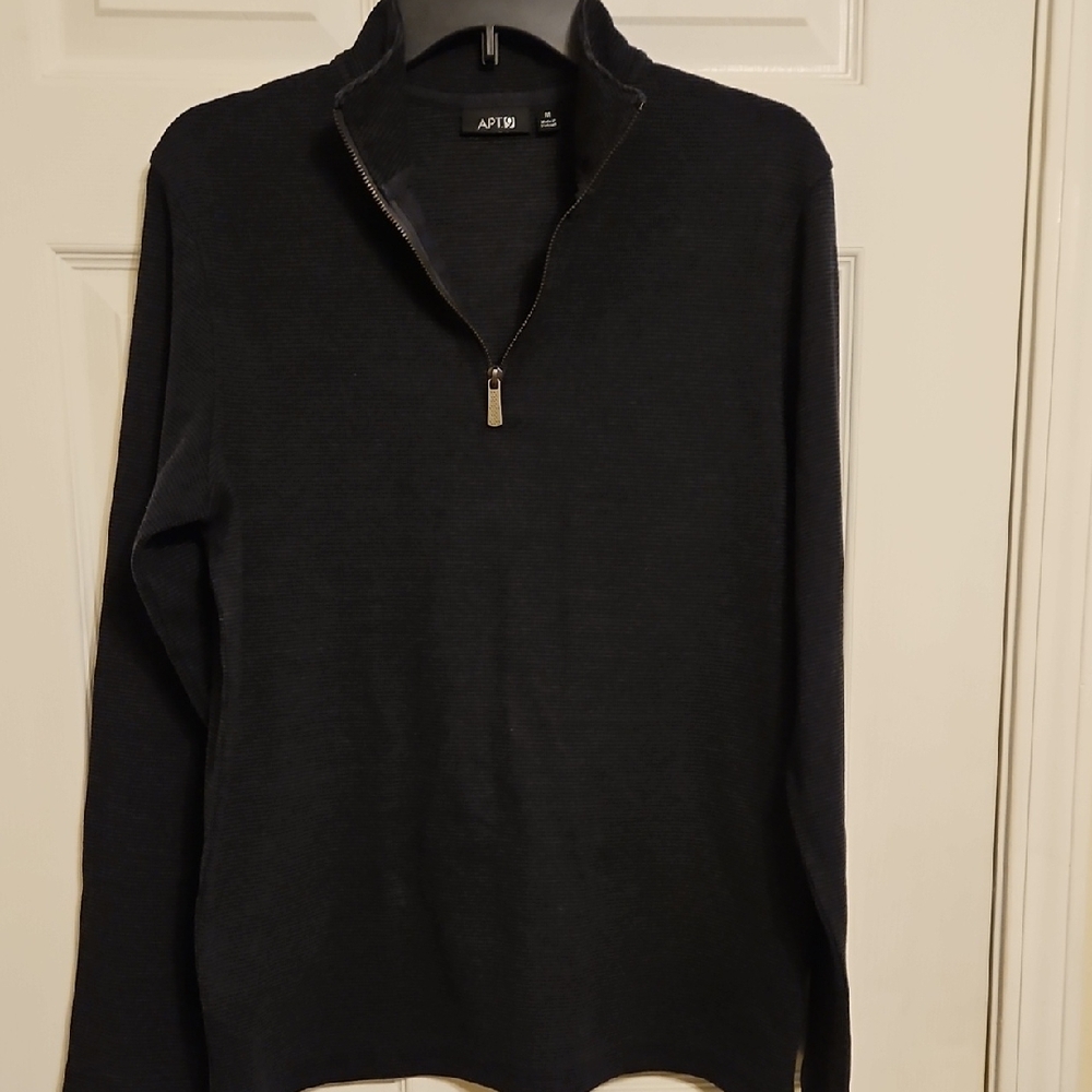Apt. 9 Men's Black Zip-Up Sweater